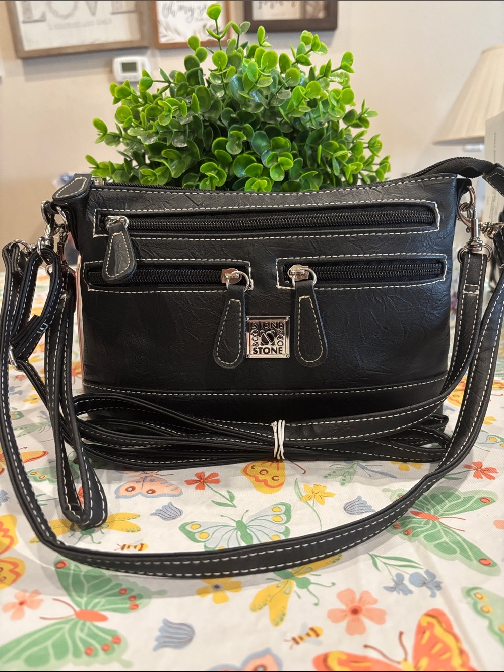 Stone & Co. Charluzzo Bonded Leather Mini Bag